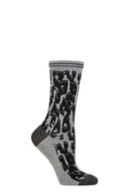 Load image into Gallery viewer, Ladies 1 Pair Charnos Bamboo Leopard Print Socks