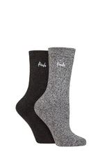 Load image into Gallery viewer, Ladies 2 Pair Pringle Bamboo Cushioned Leisure Socks