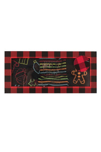 Mens 3 Pair SOCKSHOP Wildfeet Bamboo Christmas Socks in Red Check Gift Box