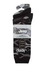 Load image into Gallery viewer, Mens 2 Pair Jeep Heavy Cushioned Bamboo Boot Socks