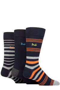 Mens 3 Pair Pringle Patterned Bamboo Socks