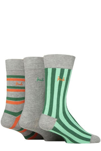Mens 3 Pair Pringle Patterned Bamboo Socks