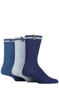 Mens 3 Pair Pringle Bamboo Leisure Socks