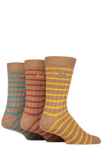Load image into Gallery viewer, Mens 3 Pair Pringle Bamboo Leisure Socks