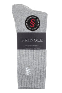 Mens 3 Pair Pringle Bamboo Cushioned Sports Socks Exclusive To SOCKSHOP