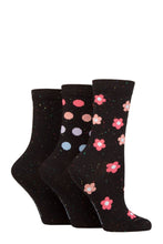 Load image into Gallery viewer, Ladies 3 Pair SOCKSHOP Speckled Bamboo Socks