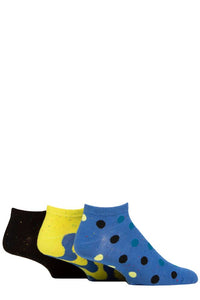 Mens 3 Pair SOCKSHOP Speckled Bamboo Trainer Socks