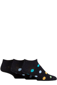 Mens 3 Pair SOCKSHOP Speckled Bamboo Trainer Socks