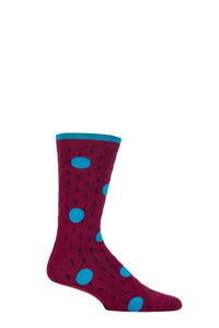 Mens 1 Pair Thought Leroy Bamboo Spot Socks