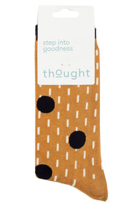 Mens 1 Pair Thought Leroy Bamboo Spot Socks