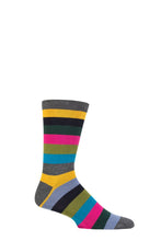 Load image into Gallery viewer, Mens 1 Pair Thought Jase Stripe Bamboo Socks