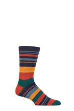 Load image into Gallery viewer, Mens 1 Pair Thought Bamboo and Organic Cotton Striped Socks