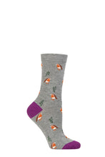 Load image into Gallery viewer, Ladies 1 Pair Thought Eden Bamboo Bird Socks