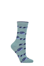 Load image into Gallery viewer, Ladies 1 Pair Thought Hadley Bamboo Hedgehog Socks