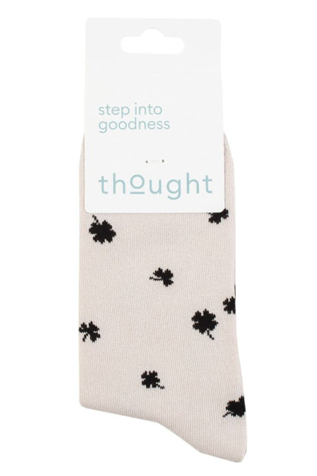 Ladies 1 Pair Thought Niamh Clover Bamboo Socks