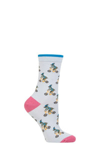 Ladies 1 Pair Thought Bamboo and Organic Cotton Animal Socks