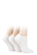 Load image into Gallery viewer, Ladies 3 Pair Elle Bamboo Ribbed No Show Socks