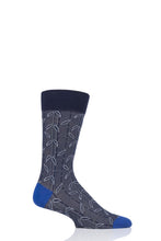 Load image into Gallery viewer, Mens 1 Pair Pantherella Takenoko Bamboo Design Cotton Socks
