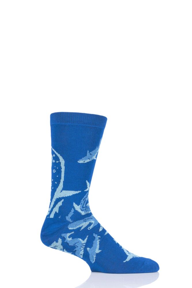 Mens and Ladies 1 Pair Shared Earth Fair Trade Bamboo Sharks Socks