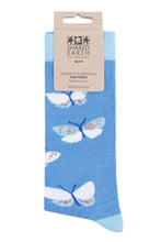 Load image into Gallery viewer, Mens and Ladies 1 Pair Shared Earth Fair Trade Bamboo Butterflies Socks