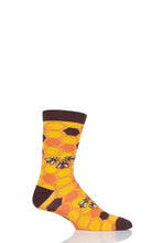 Load image into Gallery viewer, Mens and Ladies 1 Pair Shared Earth Save Our Bees Fair Trade Bamboo Socks