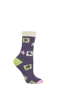 Mens and Ladies 1 Pair Shared Earth Dancing Fair Trade Bamboo Socks