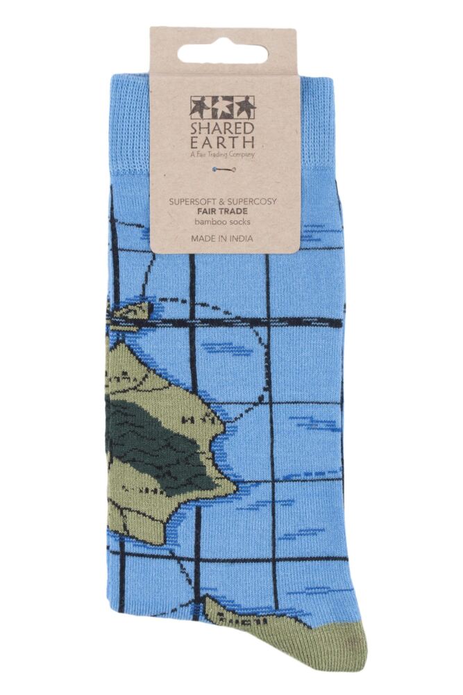 Mens and Ladies 1 Pair Shared Earth Globetrotter Fair Trade Bamboo