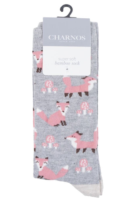 Ladies 1 Pair Charnos Bamboo Animal and Patterned Socks