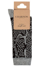 Load image into Gallery viewer, Ladies 1 Pair Charnos Bamboo Snake Print Socks