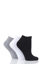Load image into Gallery viewer, Ladies 3 Pair Glenmuir Cushion Bamboo Sports Trainer Socks