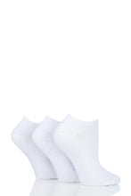 Load image into Gallery viewer, Ladies 3 Pair Glenmuir Cushion Bamboo Sports Trainer Socks