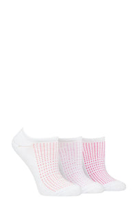 Ladies 3 Pair Glenmuir Half Cushioned Bamboo Sports Socks