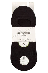 Ladies 3 Pair Glenmuir Bamboo Sports Shoe Liners