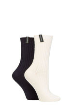 Load image into Gallery viewer, Ladies 2 Pair Glenmuir Light Cushioned Bamboo Boot Socks