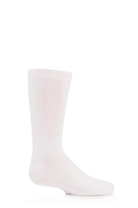 Boys and Girls 1 Pair SockShop Plain Bamboo Socks with Comfort Cuff and Smooth Toe Seams