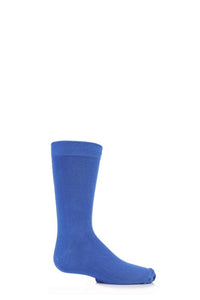 Boys and Girls 1 Pair SockShop Plain Bamboo Socks with Comfort Cuff and Smooth Toe Seams