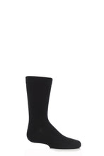 Load image into Gallery viewer, Boys and Girls 1 Pair SockShop Plain Bamboo Socks with Comfort Cuff and Smooth Toe Seams