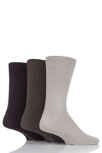 Load image into Gallery viewer, Mens 3 Pair Glenmuir Classic Bamboo Plain Socks