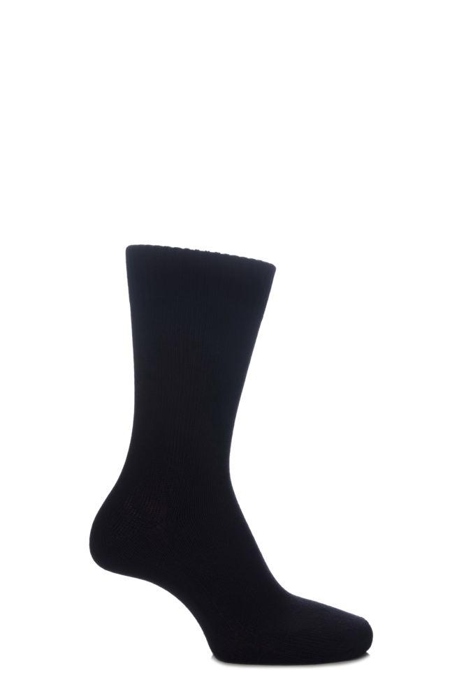 Mens and Ladies 1 Pair SockShop of London Bamboo Plain Knit True Socks