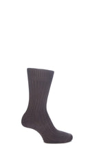 Load image into Gallery viewer, Mens and Ladies 1 Pair SOCKSHOP of London Bamboo Short Ribbed Boot Socks With Cushioning