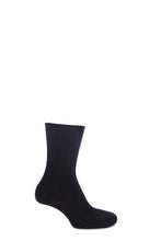Load image into Gallery viewer, Mens and Ladies 1 Pair SOCKSHOP of London Bamboo Short Ribbed Boot Socks With Cushioning
