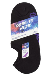 Ladies 3 Pair SOCKSHOP Dare to Wear Plain Bamboo No Show Socks