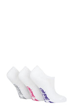 Load image into Gallery viewer, Ladies 3 Pair SOCKSHOP Dare to Wear Plain Bamboo No Show Socks