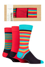 Load image into Gallery viewer, Mens 3 Pair Glenmuir Patterned and Plain Gift Boxed Bamboo Socks