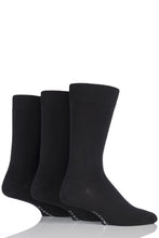 Load image into Gallery viewer, Mens 3 Pair Glenmuir Classic Bamboo Plain Socks