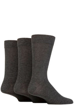 Load image into Gallery viewer, Mens 3 Pair Glenmuir Classic Bamboo Plain Socks