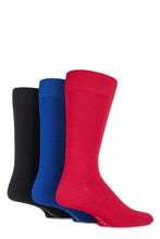 Load image into Gallery viewer, Mens 3 Pair Glenmuir Classic Bamboo Plain Socks