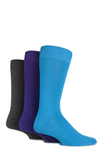 Load image into Gallery viewer, Mens 3 Pair Glenmuir Classic Bamboo Plain Socks
