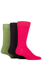 Load image into Gallery viewer, Mens 3 Pair Glenmuir Classic Bamboo Plain Socks