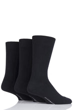 Load image into Gallery viewer, Mens 3 Pair Glenmuir Classic Bamboo Ribbed Socks